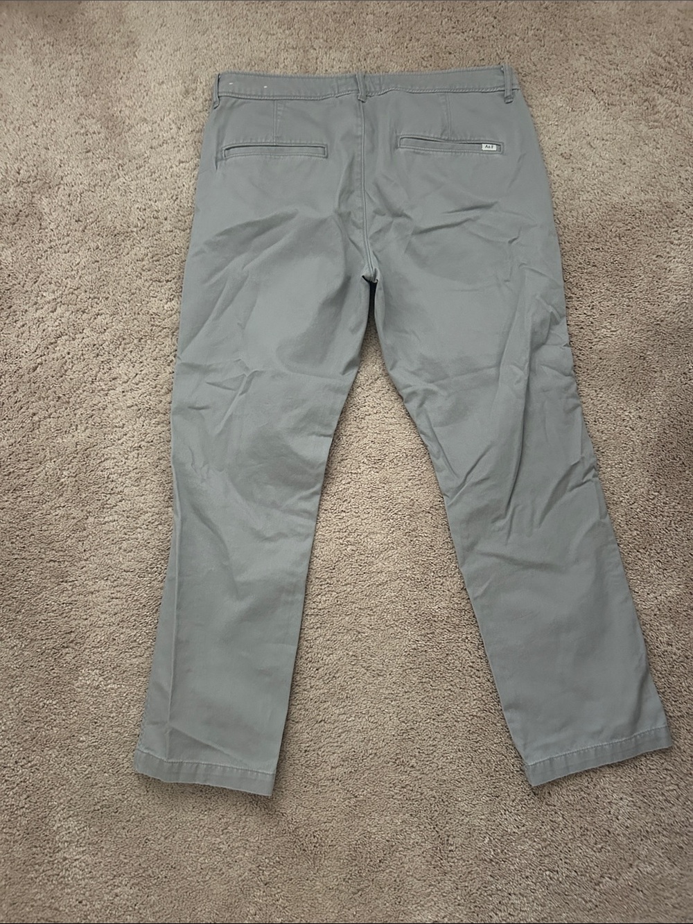 Abercrombie & Fitch Light Gray Men's Chino Pants - Picture 3 of 3